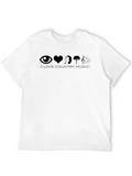 I Love Country Music Black T-Shirt