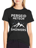Perseid Meteor Showers Graphic T-Shirt