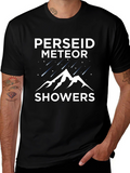 Perseid Meteor Showers Graphic T-Shirt