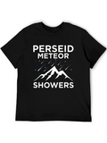 Perseid Meteor Showers Graphic T-Shirt