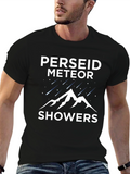 Perseid Meteor Showers Graphic T-Shirt