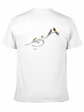 Black Bird Branch Graphic T-Shirt