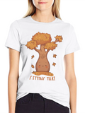 Autumn Tree Graphic T-Shirt