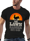 Lawn Ranger Rides Again Graphic T-Shirt