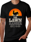 Lawn Ranger Rides Again Graphic T-Shirt
