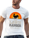 Lawn Ranger Rides Again Graphic T-Shirt