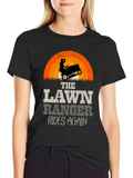 Lawn Ranger Rides Again Graphic T-Shirt
