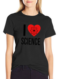 I Heart Science T-Shirt - Geeky & Stylish Tee