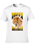 Happy Halloween Pumpkin Skeleton T-Shirt