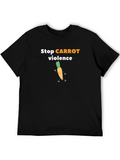 Stop Carrot Violence Graphic Tee