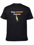 Stop Carrot Violence Graphic Tee