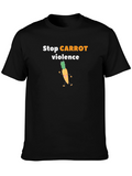 Stop Carrot Violence Graphic Tee