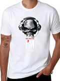 Skull Gamer T-Shirt - Cant Hear You Im Gaming