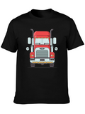 Trucker T-Shirt: Classic Big Rig Design