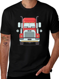 Trucker T-Shirt: Classic Big Rig Design