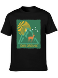Organic Deer Graphic Tee