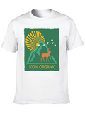 Organic Deer Graphic Tee