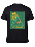Organic Deer Graphic Tee