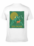 Organic Deer Graphic Tee