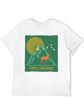 Organic Deer Graphic Tee