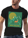 Organic Deer Graphic Tee