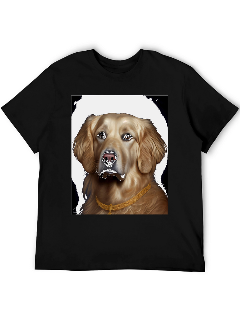 Golden Retriever T-Shirt - Regal Dog Graphic Tee