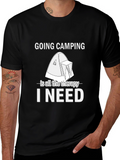 Going Camping Therapy Graphic Tee