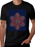 Celtic Knot Graphic Tee - Unique Design