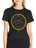 Aquarius Constellation Graphic Tee