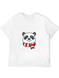 Panda Christmas T-Shirt - Holiday Cheer
