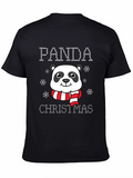 Panda Christmas T-Shirt - Holiday Cheer