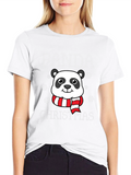 Panda Christmas T-Shirt - Holiday Cheer