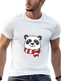 Panda Christmas T-Shirt - Holiday Cheer