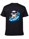 Surfing Pug T-Shirt - Cool Summer Vibes