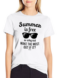 Summer is Free Graphic T-Shirt