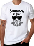 Summer is Free Graphic T-Shirt