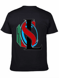 Abstract Initial T-Shirt - Bold Graphic Tee