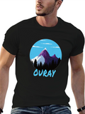Ouray Mountain Graphic T-Shirt - Black