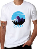 Ouray Mountain Graphic T-Shirt - Black