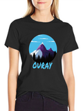 Ouray Mountain Graphic T-Shirt - Black
