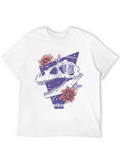 Dinosaur Skull Graphic Tee - Black