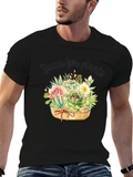Succulent Plant Graphic T-Shirt