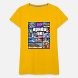 USA Apres Ski Comic Style Design