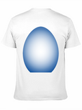 Mens Black T-Shirt with Egg Design