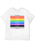 Equality & Love T-Shirt: Rainbow Pride Message Tee