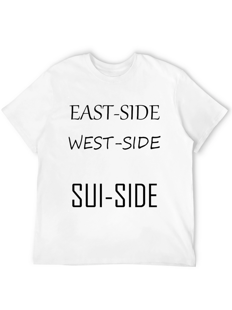 East-Side West-Side Sui-Side Black T-Shirt