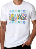 Lung Whisperer Retro Floral T-Shirt