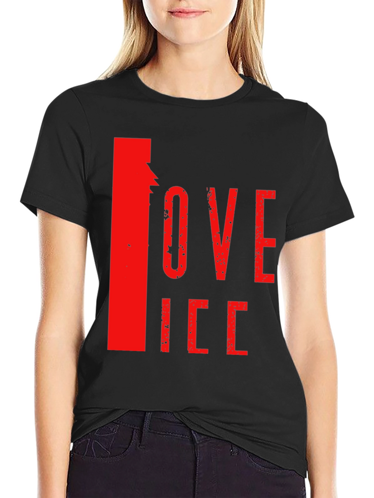 Love Ice T-Shirt - Black Graphic Tee