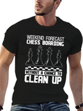 Chess Boarding Weekend Forecast T-Shirt