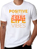 Positive Vibes Graphic Tee - Exhale Love